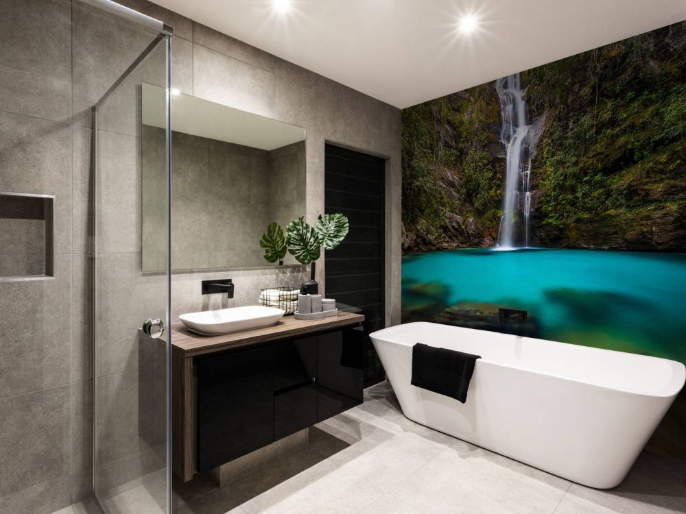 Turquoise waterval