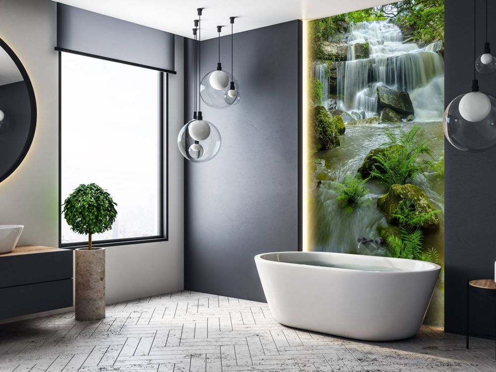 Vloeiende waterval
