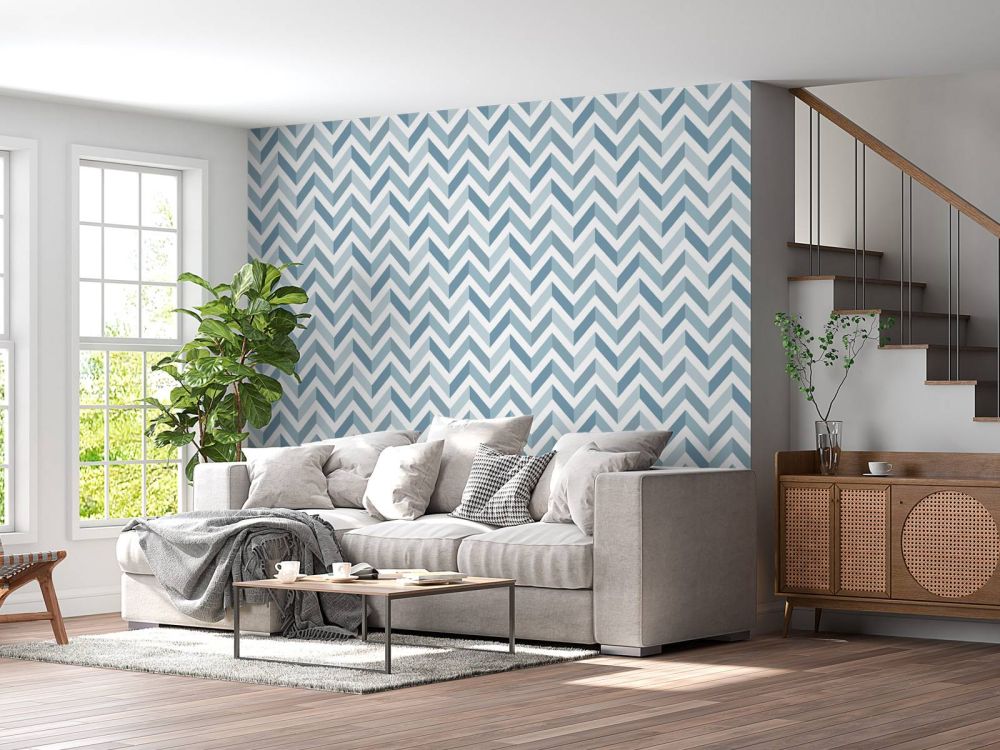 Blauw visgraat