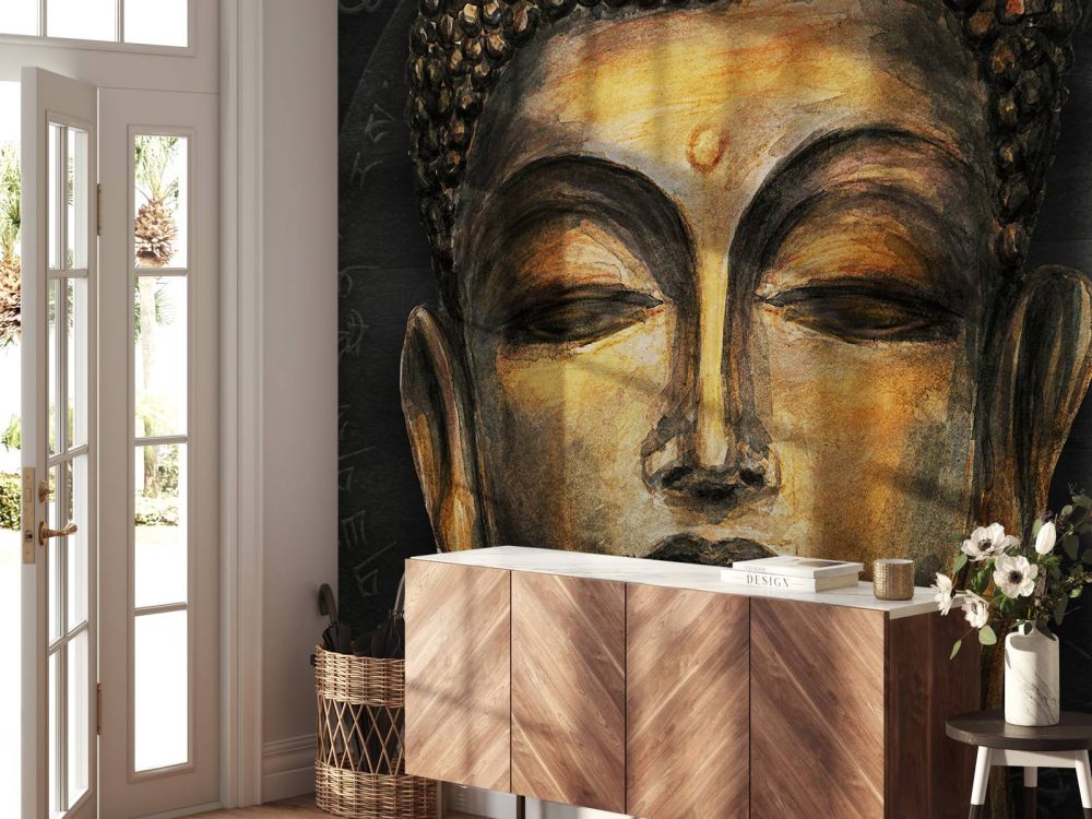 Geschilderde Buddha