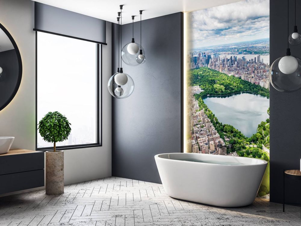 Skyline met Central Park