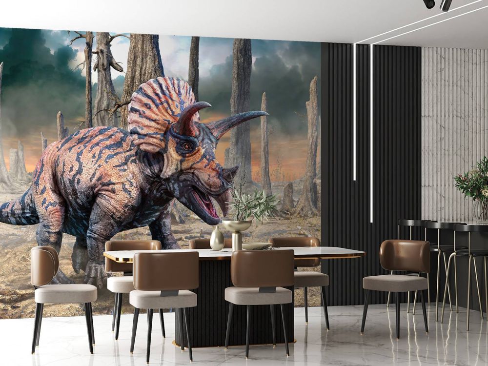 Torosaurus in een verlaten gebied