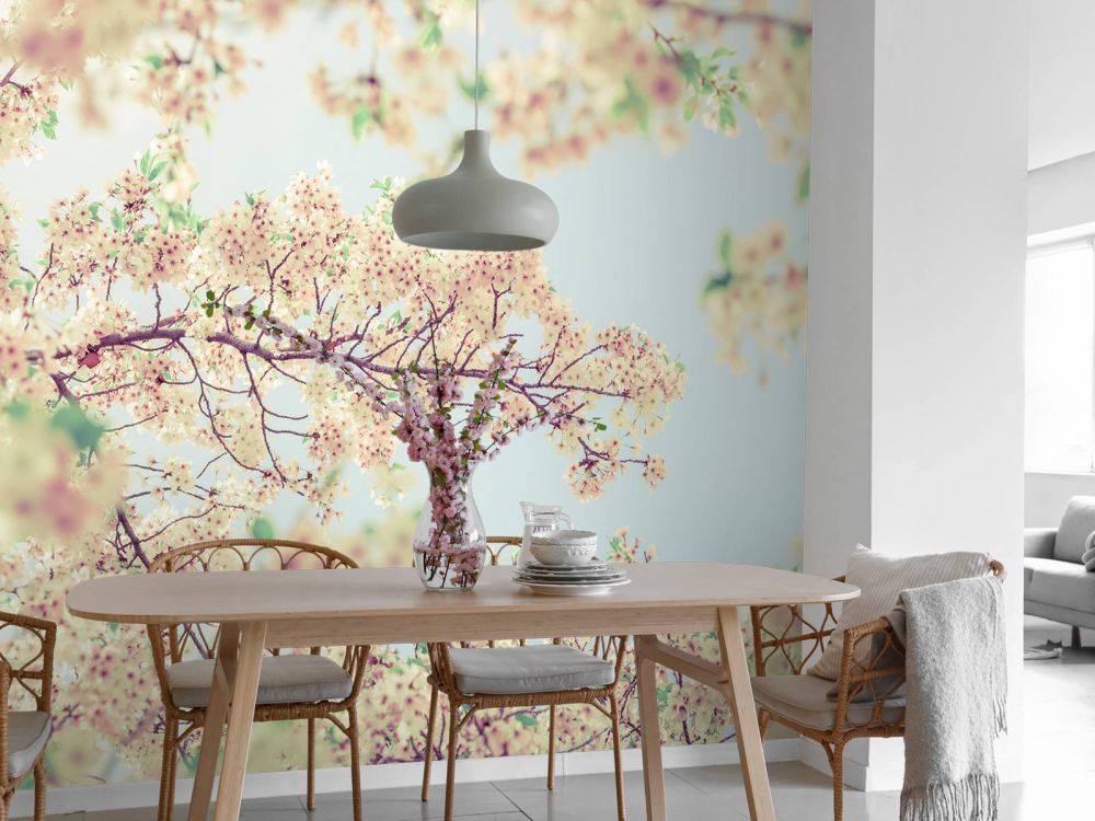 Bloesembloemen met vintage look