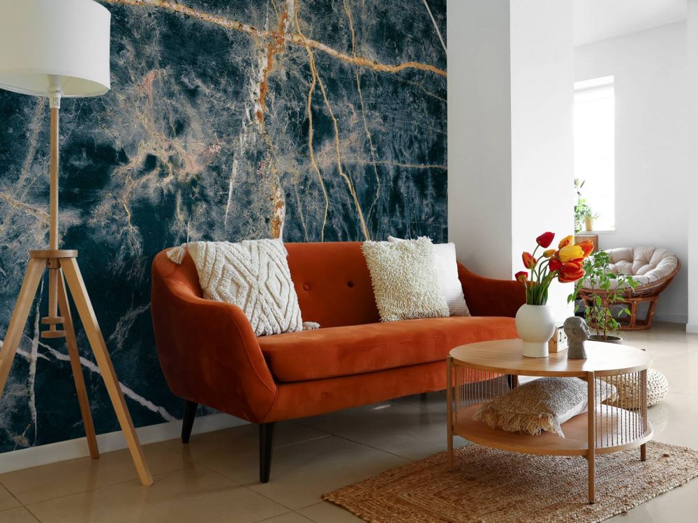 Robuust blauw marmer