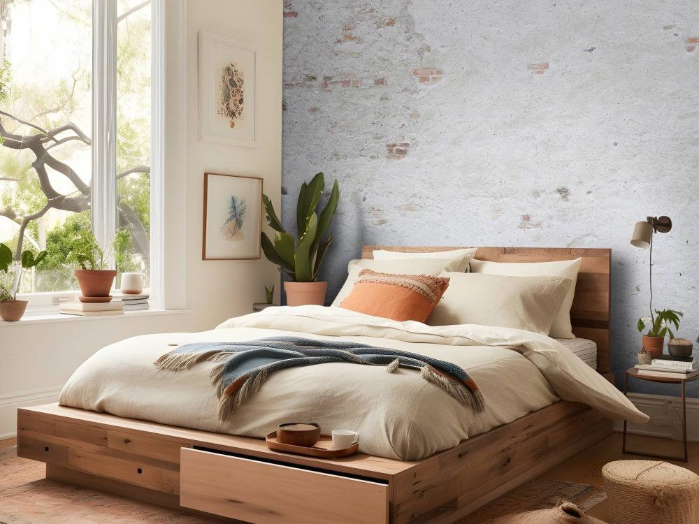 Oude muur met stuc