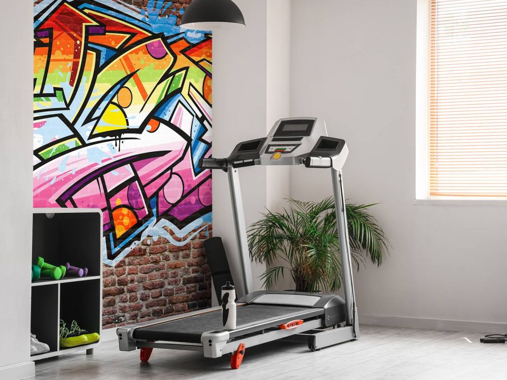 Graffiti op rode bakstenen