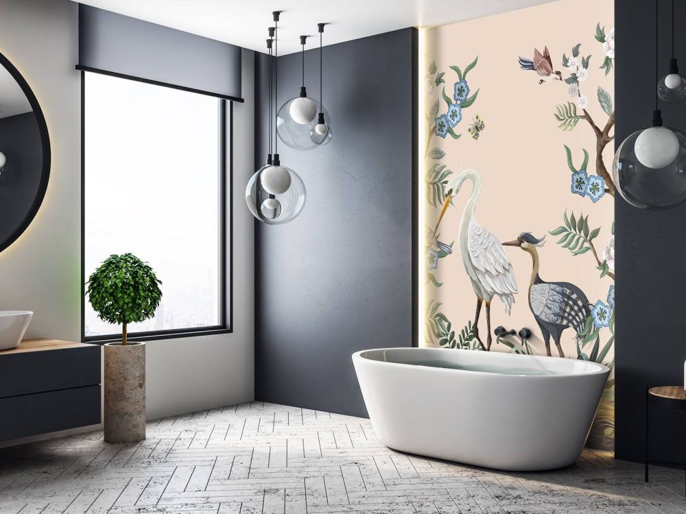 Kleurrijke reigers