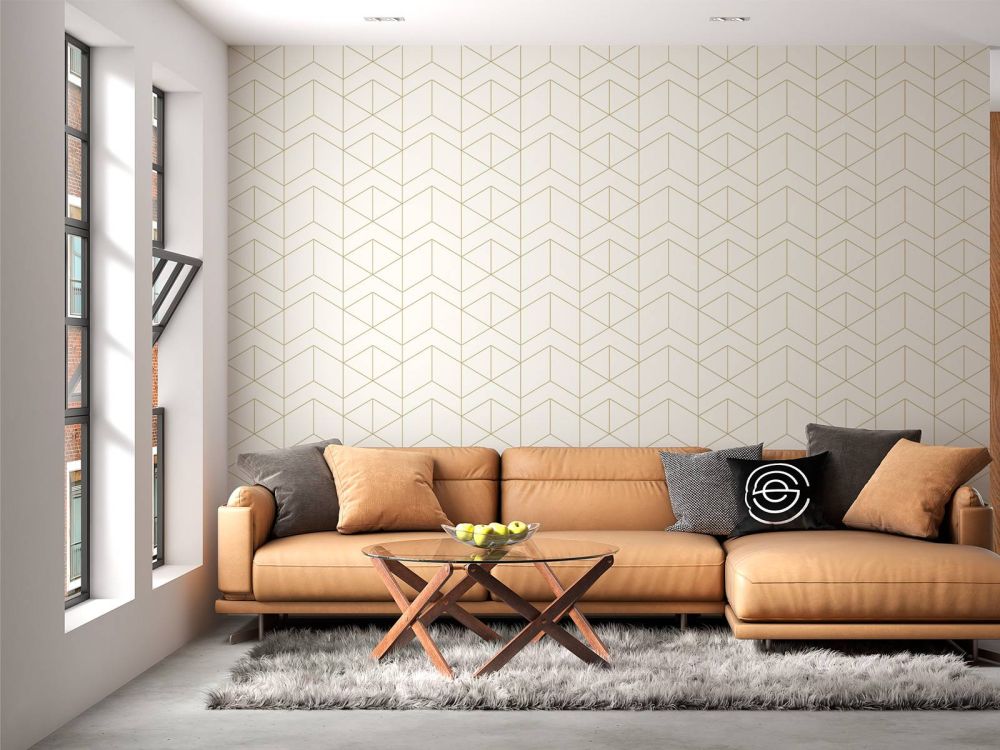 Geometrische witte tegels