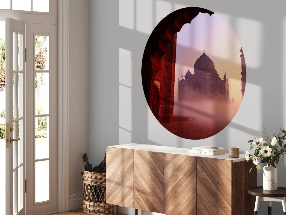 Taj Mahal bij zonsopgang