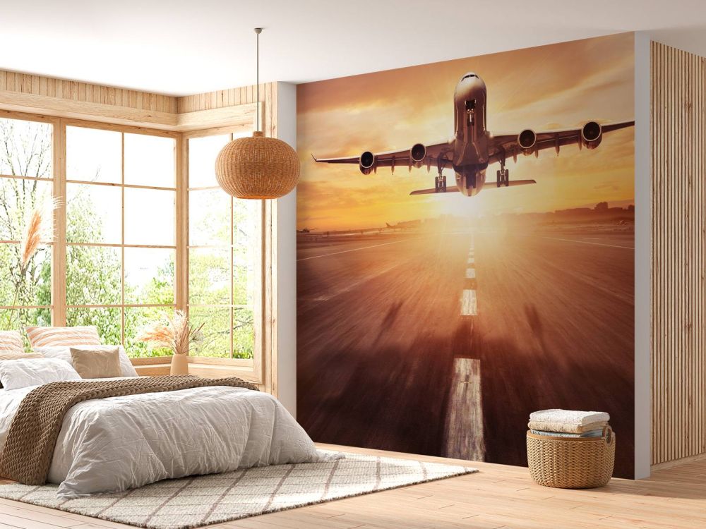 Fotobehang vliegtuig