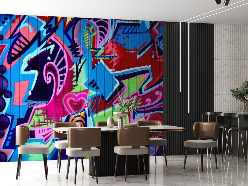 Neon graffiti