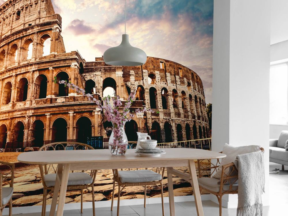 Zonsopgang bij het Colosseum