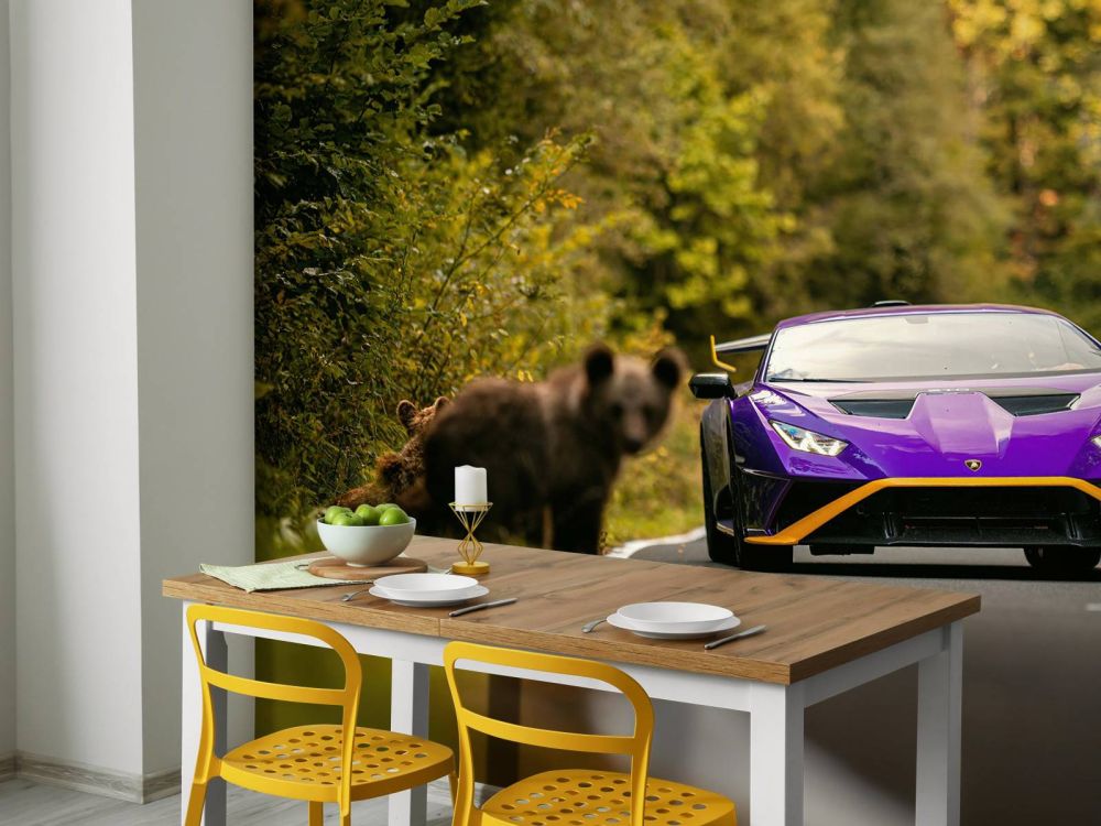 Lamborghini vs. wildernis
