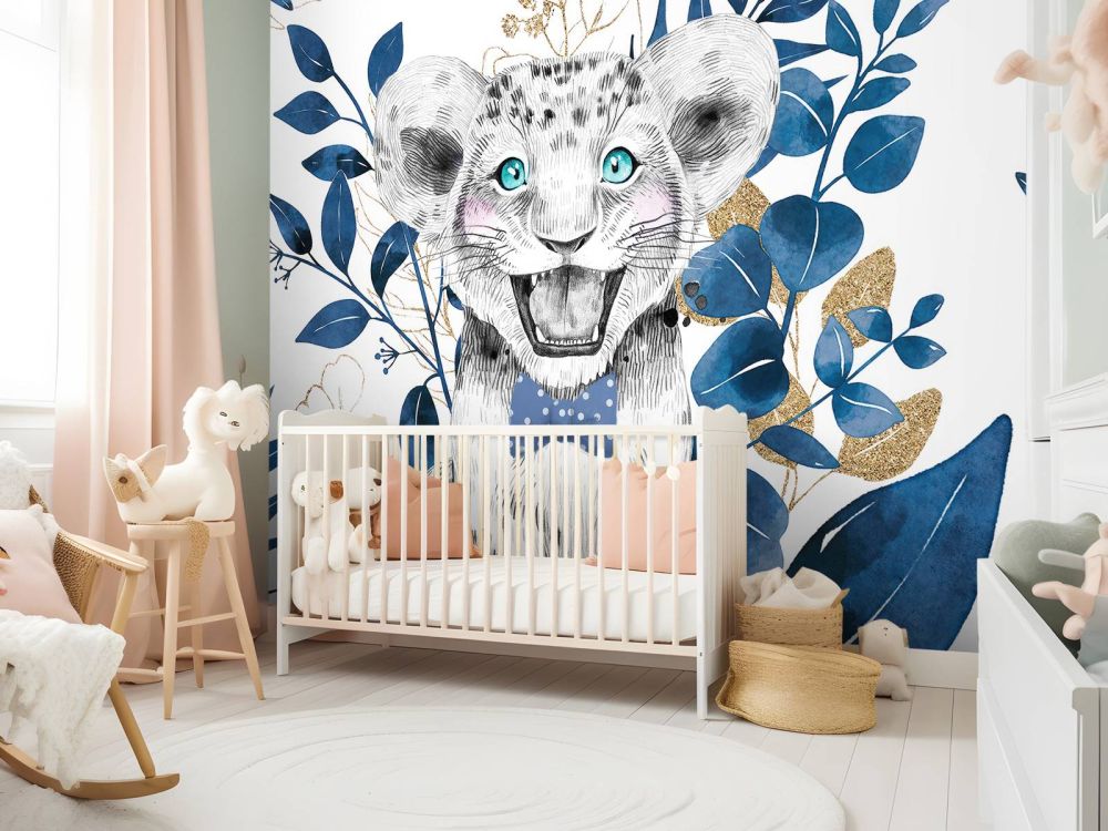 Blauwe jungle leeuwin baby