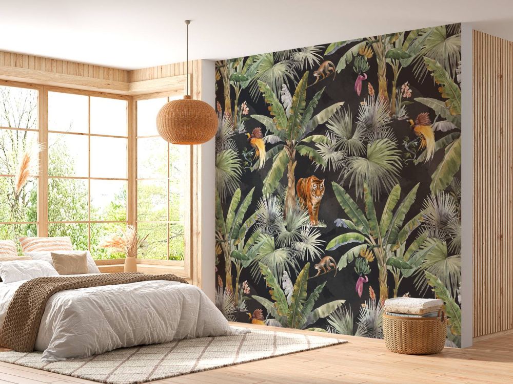 Palmen en jungle dieren