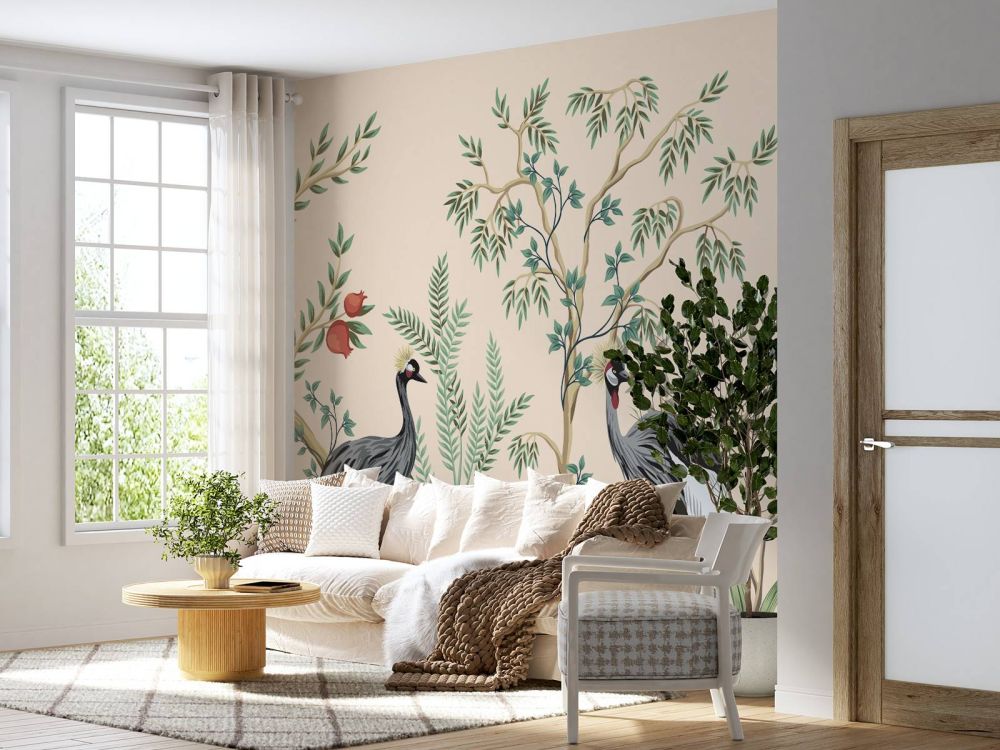 Illustratie van kraanvogels