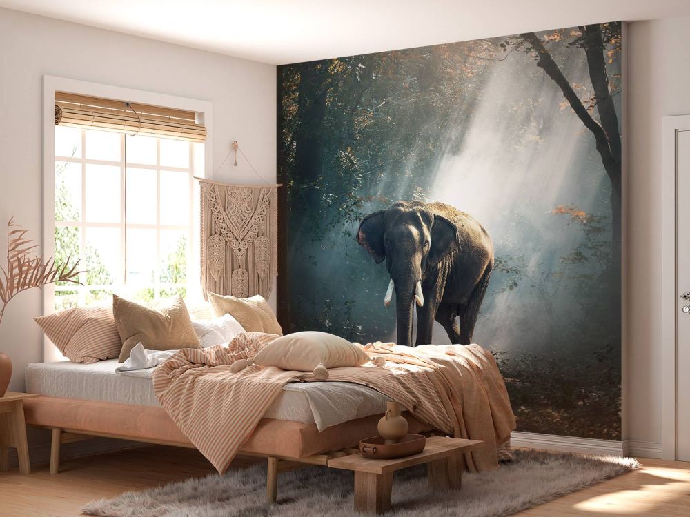Olifant in een jungle