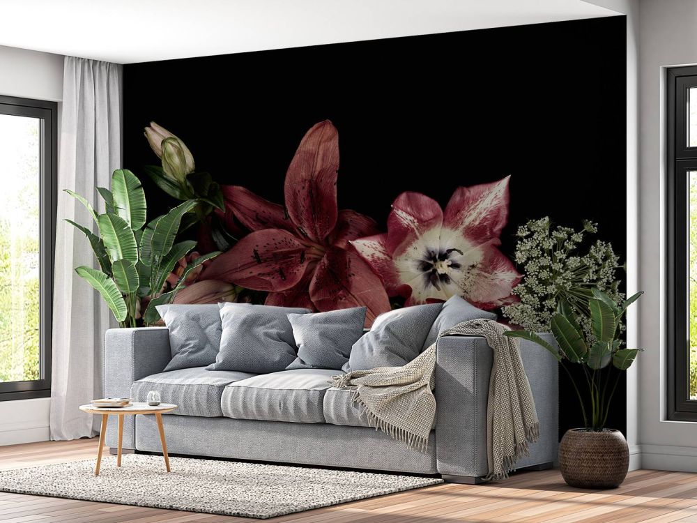Samengestelde kleurrijke bloemen