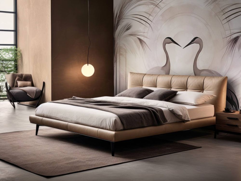 Cranes at Sunset Grey