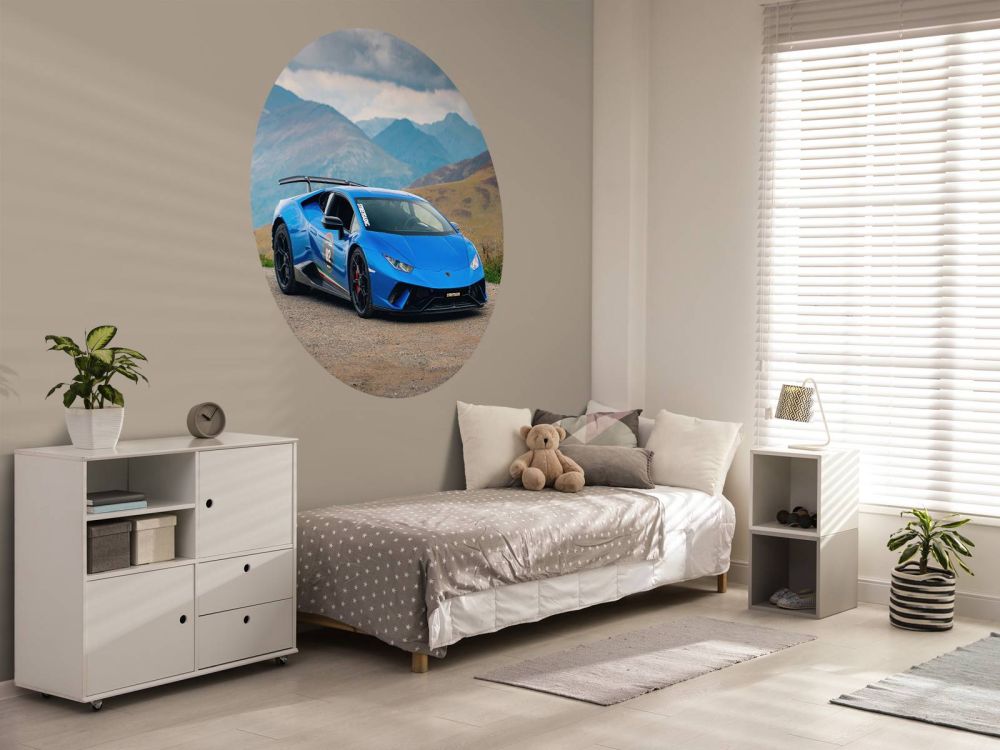 Lamborghini Huracán STO in de bergen