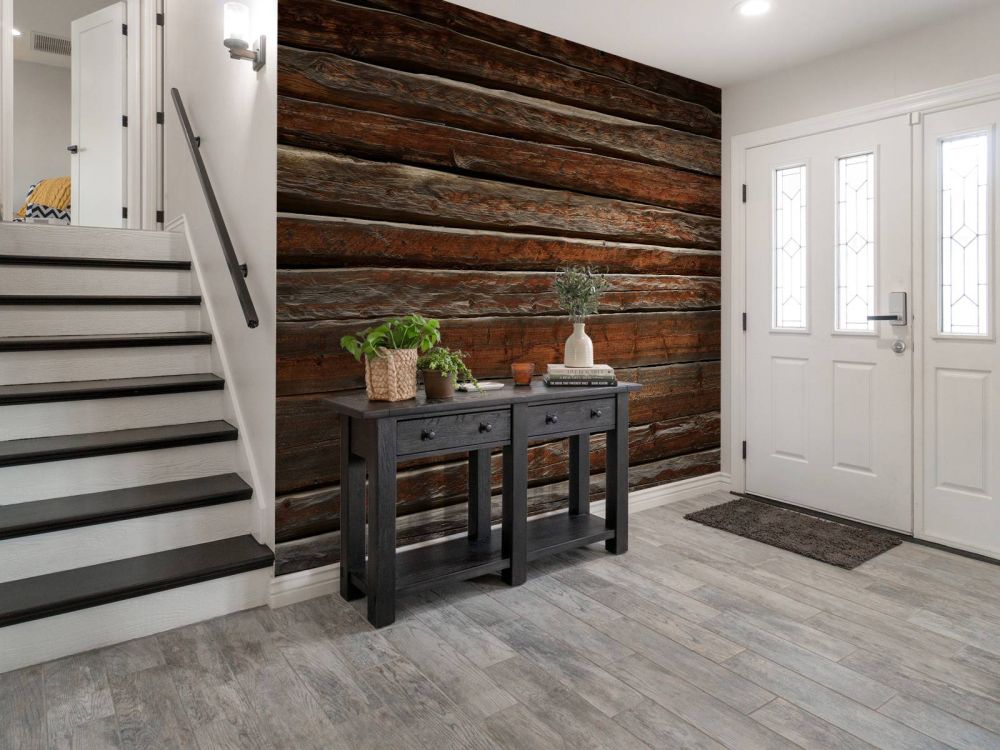 Oud donker hout