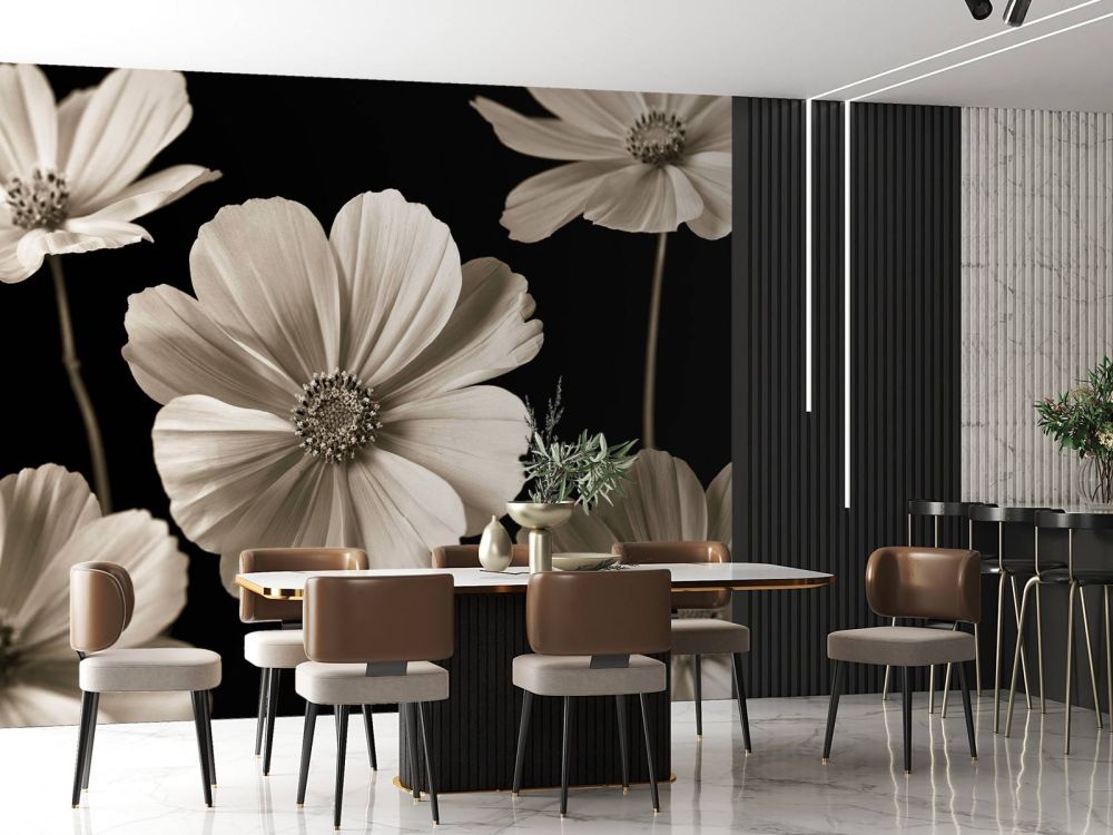 Meerder Cosmos bloemen