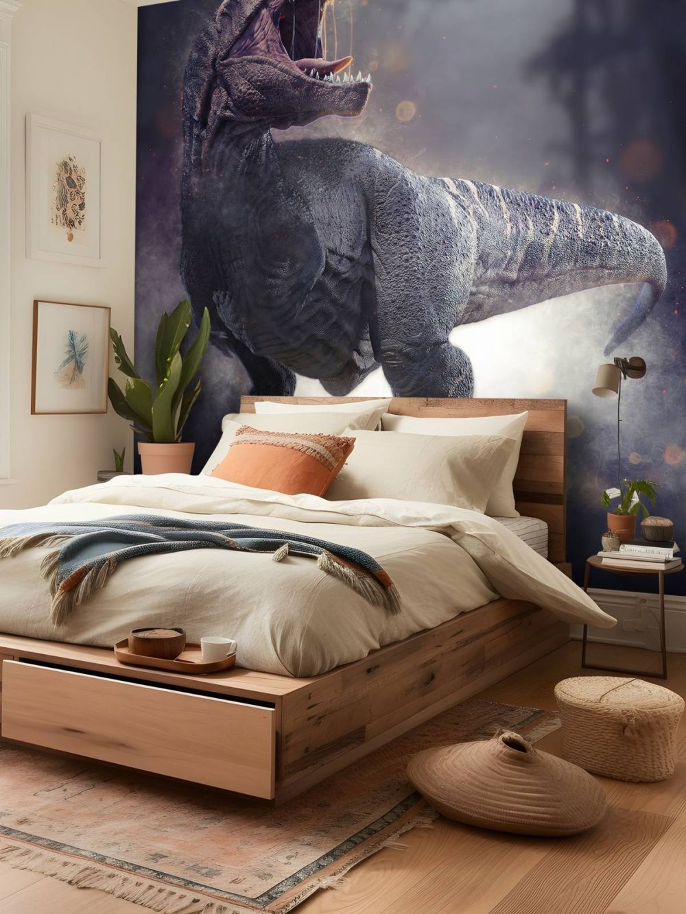 Tyrannosaurus Rex tijdens de nacht
