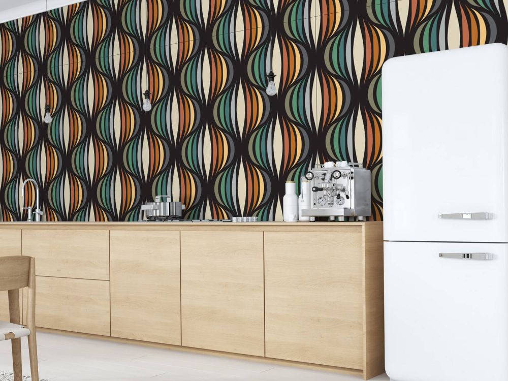 Patroon in retro stijl
