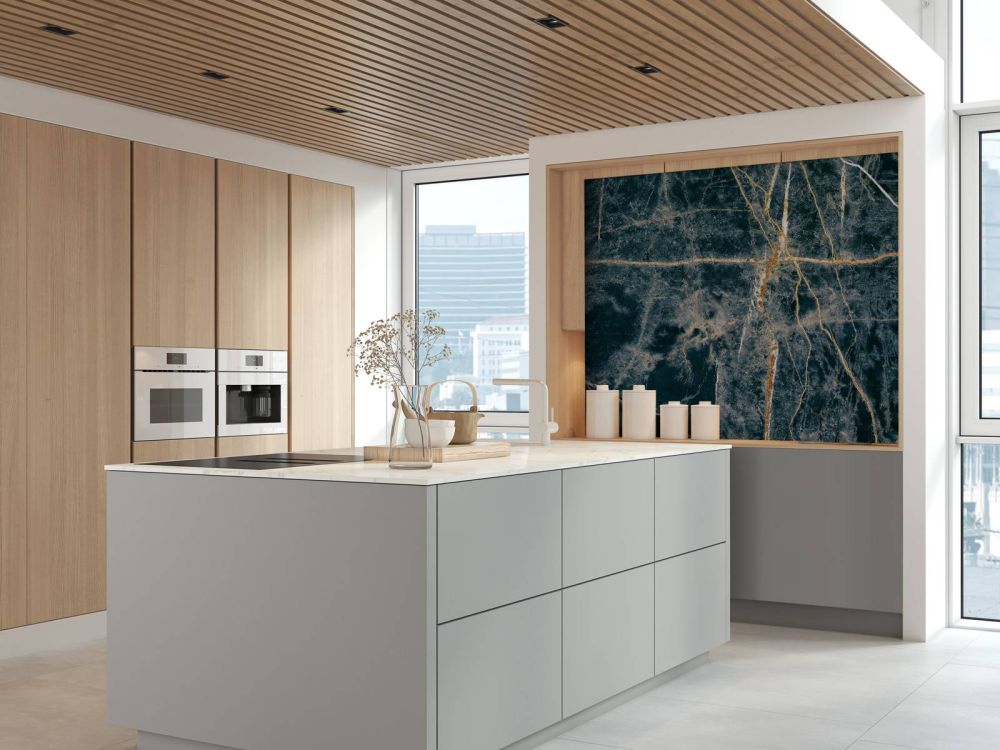 Robuust blauw marmer