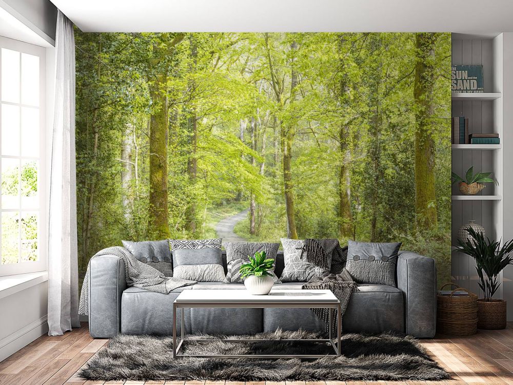 het groene bos