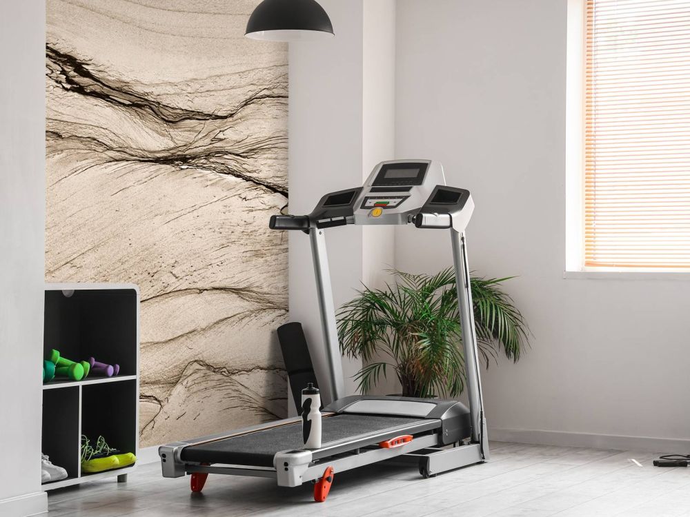 Golvend beige marmer