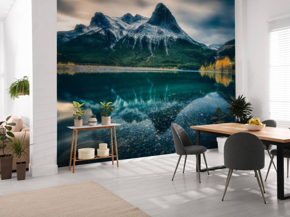 Autumn reflection in the water