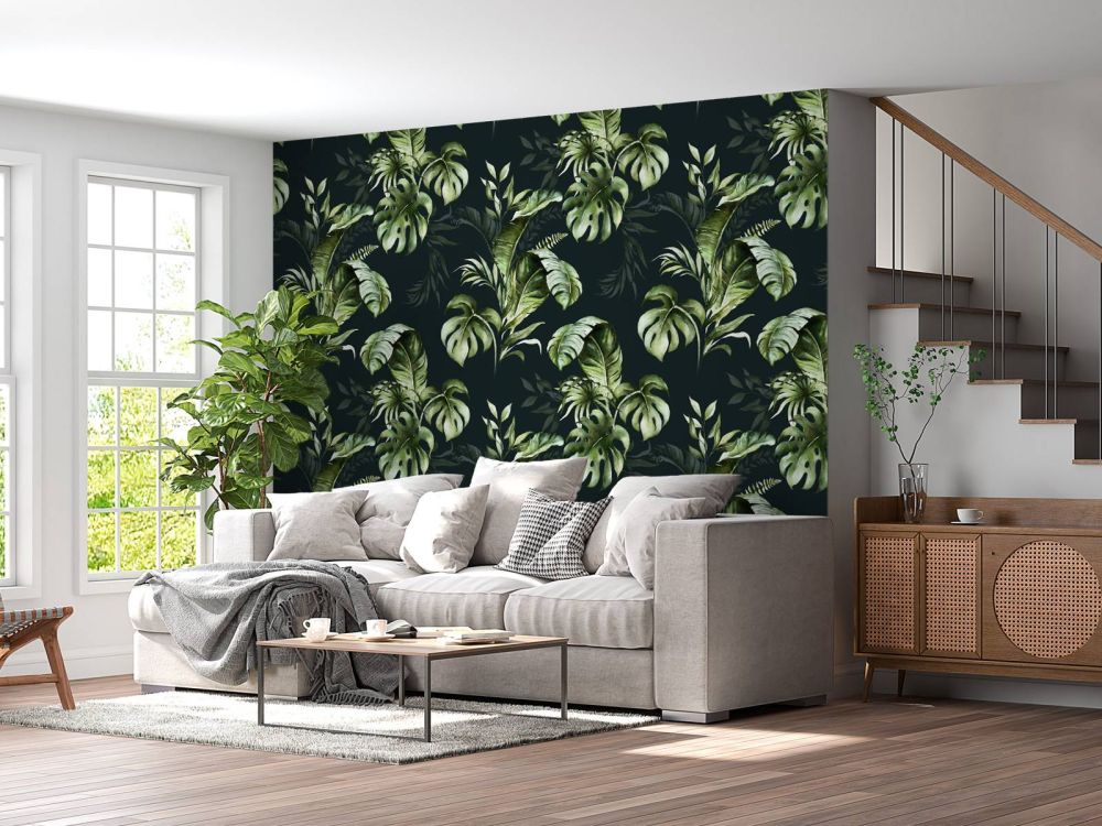 Groene bladeren patroon