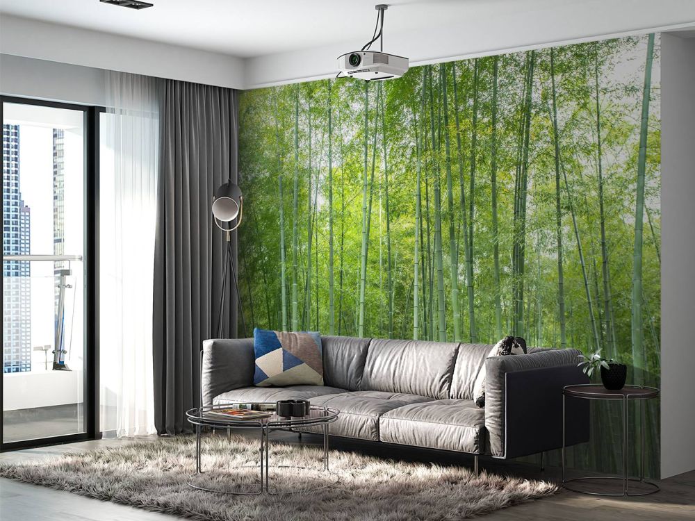 Groen bamboebos