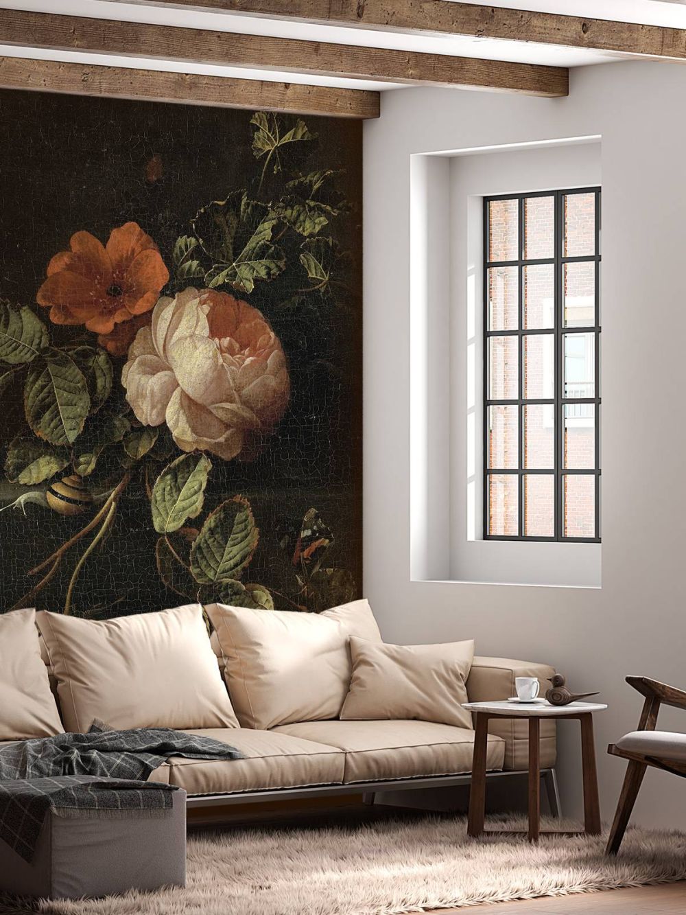 Stilleven met rozen