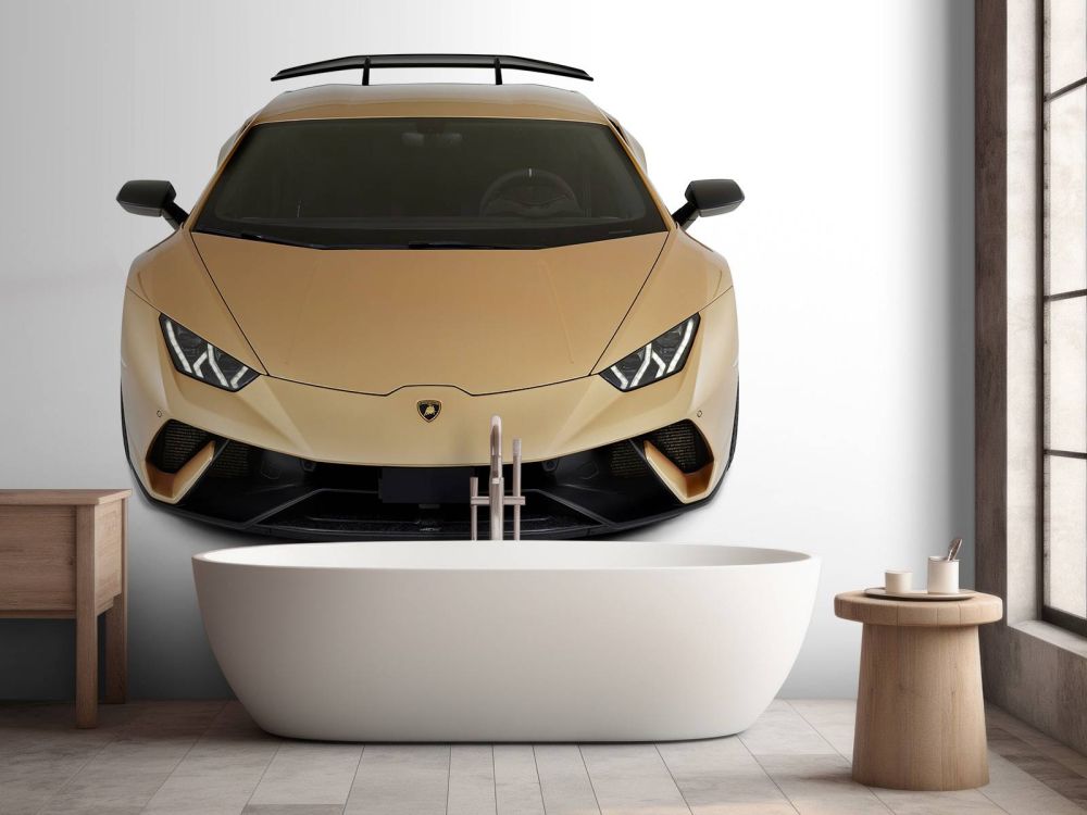 Lamborghini Huracán - Voorkant vanaf boven, wit