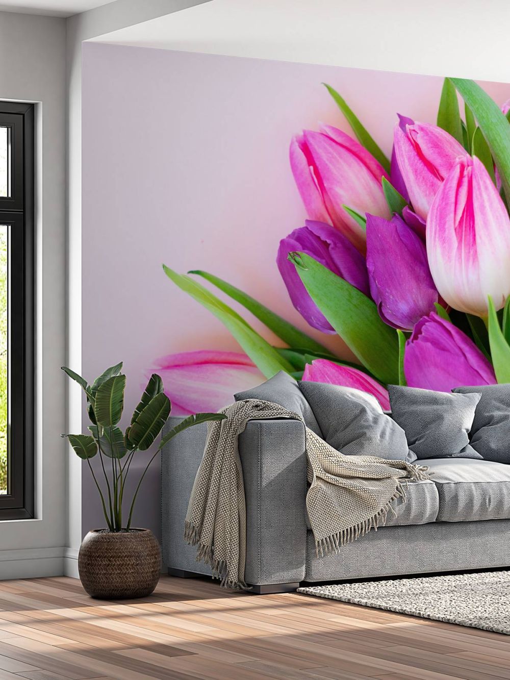 Roze tulpen