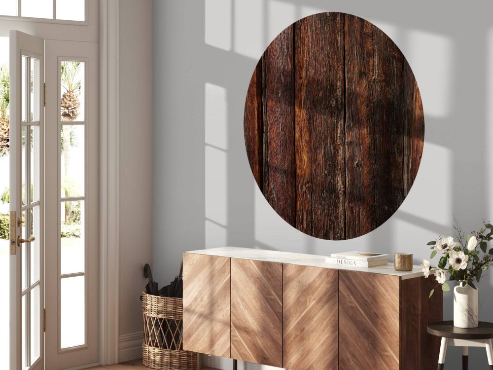 Gebrand verticaal hout