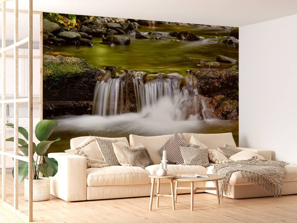 Gedetailleerde klein waterval