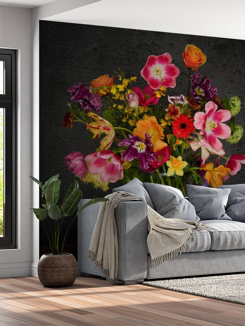 Kleurrijk bloemen boeket