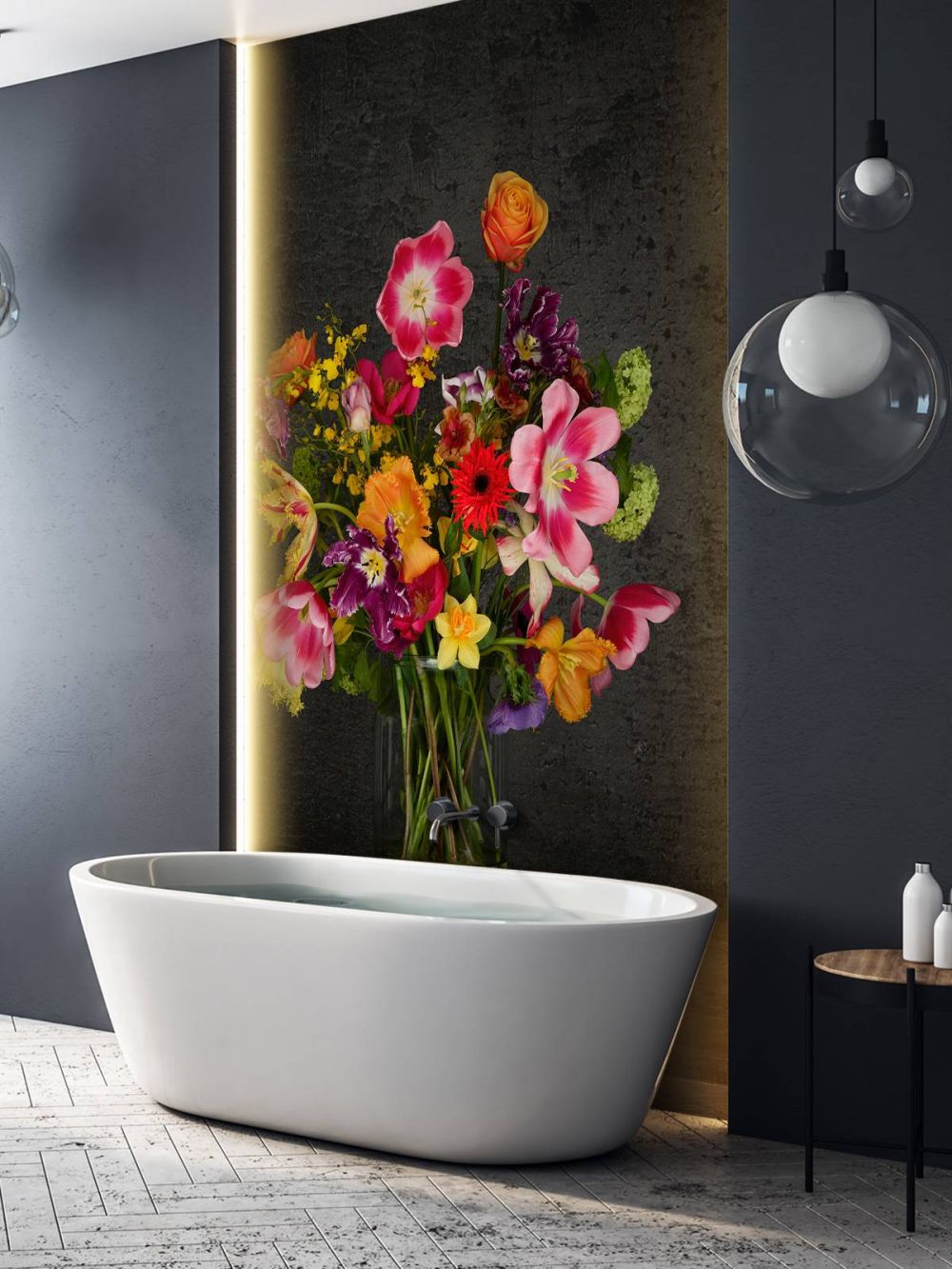 Kleurrijk bloemen boeket