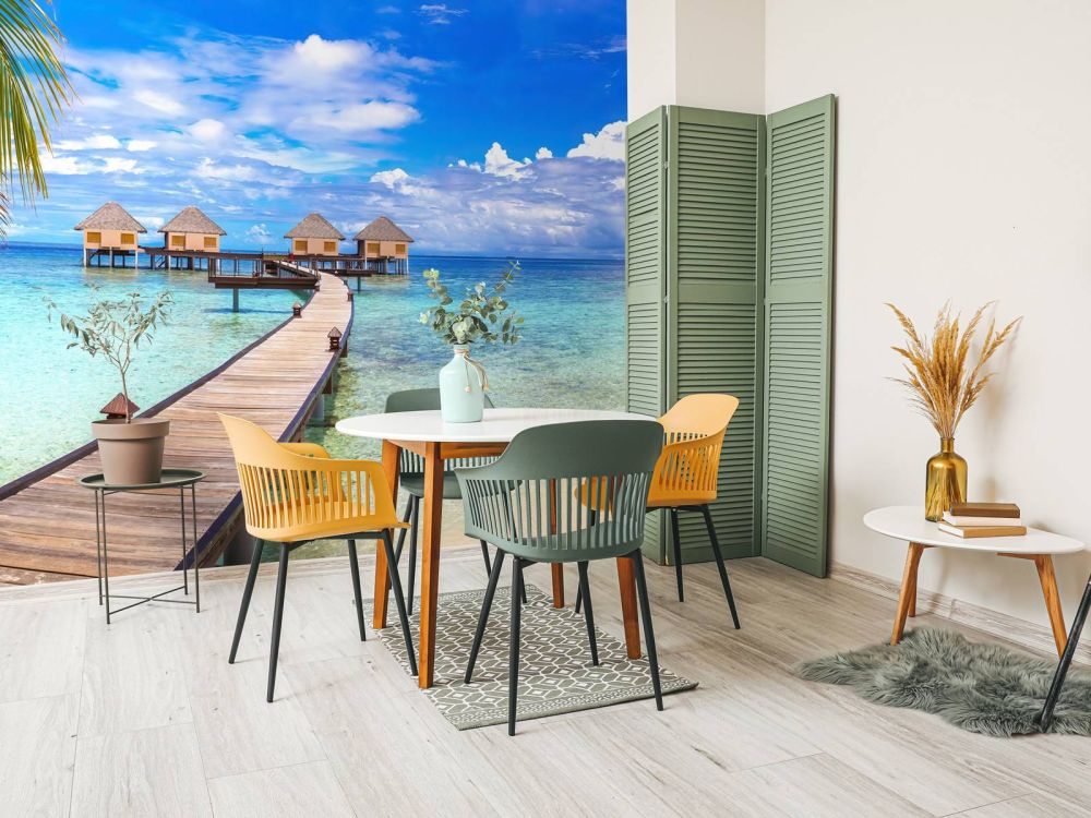 Watervilla's op de Malediven