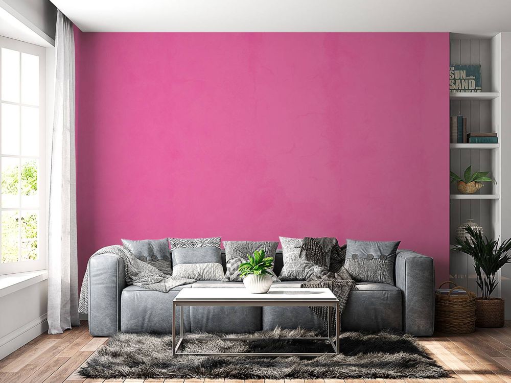 Fuchsia roze beton