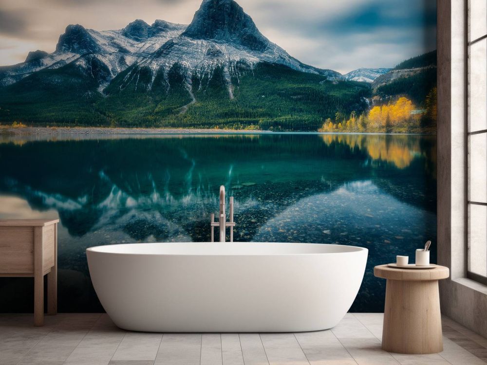 Autumn reflection in the water