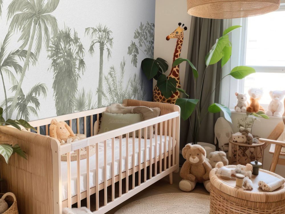 Jungle thema in groen