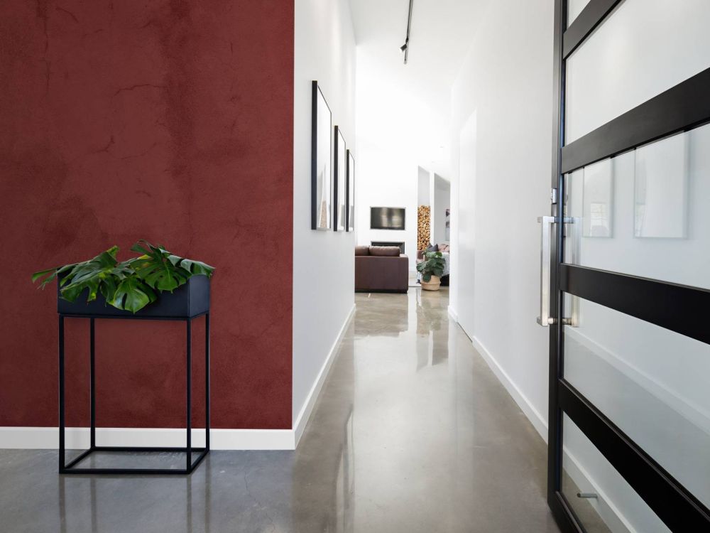 Bister rood beton