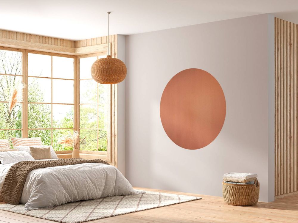 Beton in terracotta kleur