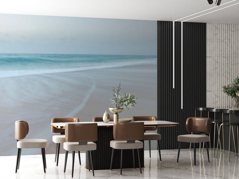Branding bij het strand