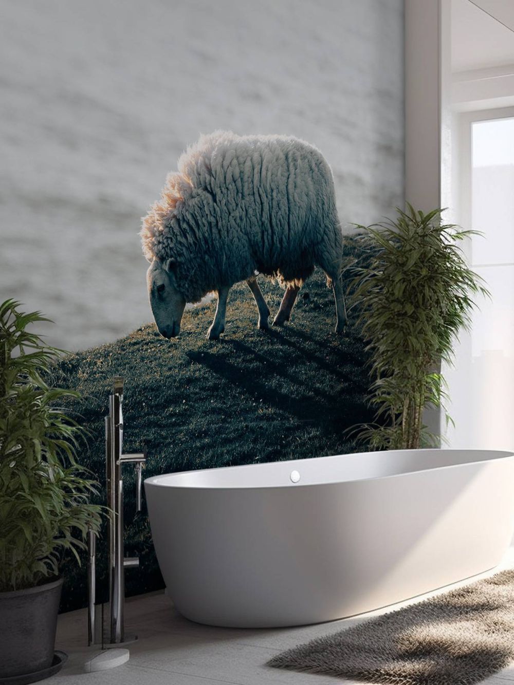 Grazend schaap