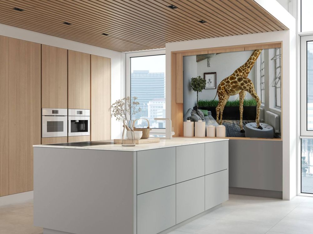 Glurende giraffe